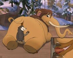 louis_(ice_age), peaches_(ice_age), 20th_century_fox, 20th_century_studios, blue_sky_studios