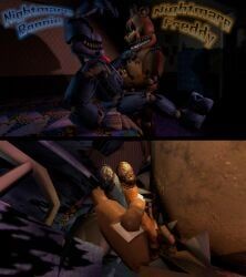 nightmare_bonnie, nightmare_freddy, five_nights_at_freddy's, five_nights_at_freddy's_4, fnaf