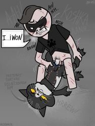 butch_(mewgenics), mewgenics, risobase, anatomically_correct, dark_humor