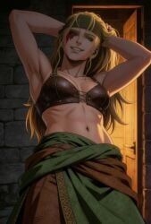 hild_(vinland_saga), vinland_saga, doofusschlormpai, abs, armpits