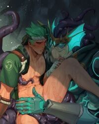 genji, happi_genji, poseidon_ramattra, ramattra, overwatch