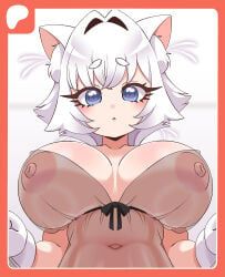 nekonari_tama, kimi_no_koto_ga_dai_dai_dai_dai_daisuki_na_100-nin_no_kanojo, erigod71, 1girl, animal_ear_fluff