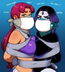 koriand'r, rachel_roth, raven_(dc), starfire, dc
