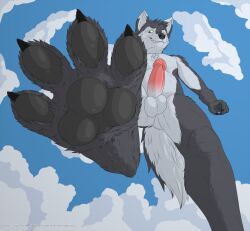 banryu, bartucthebloody, anthro, balls, canid