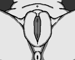 obviouslyasicko_(artist), big_breasts, black_and_white, breast_expansion, cervical_penetration