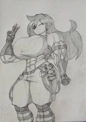 marie_(tag-a-long), original, cubism2, abs, big_breasts