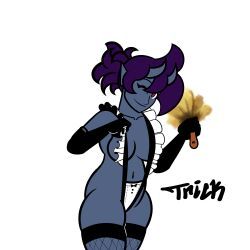 beck_(tricktownsend), tricktownsend_(artist), blue_skin, demon, demon_girl