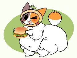 cheezborger_(chikn_nuggit), chikn_nuggit, fawxen, anthro, ass