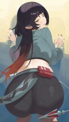 jane_doe_(zenless_zone_zero), zenless_zone_zero, byeon_dha, 1girls, curvaceous