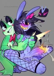 jax_(the_amazing_digital_circus), ribbit_(the_amazing_digital_circus), the_amazing_digital_circus, disabledfetus, 2girls