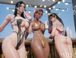 harris_(the_first_descendant), luna_(the_first_descendant), serena_(the_first_descendant), monster_energy, the_first_descendant