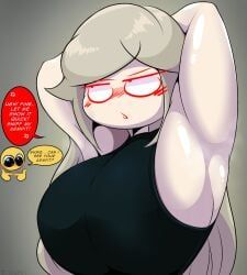 susie_(dsand), my_ghost_friend, annoyed, annoyed_expression, annoyed_face