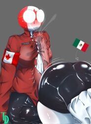 canada_(countryhumans), mexico_(countryhumans), countryhumans, countryhumans_girl, 44waa29304
