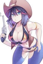 matoi_ryuuko, kill_la_kill, hotvr, 1girls, alternate_costume