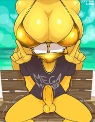 emoji_(race), srrealleaf, 1boy, 1girls, artist_name