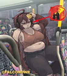 roxy_(falcondwr), falcondwr, 1girl, big_breasts, brunette_hair