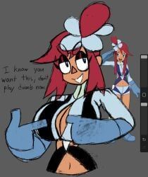skyla_(pokemon), pokemon, jaktroose, 1girls, big_breasts