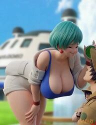 bulma_(beginnings_of_dragon_ball_z), bulma_(dragon_ball), bulma_briefs, jake_steel_(ninja-8004), original_character