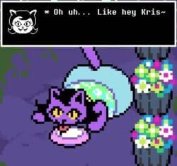 catty_(undertale), catty_cattenheimer, kris_(deltarune), deltarune, undertale