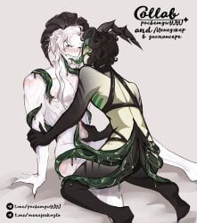 harlequin_(the_freak_circus), pierrot_(the_freak_circus), the_freak_circus, pochemywww, 2boys