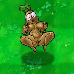 coffee_bean_(pvz), plants_vs_zombies, waneczka228, 1girls, bloodshot_eyes