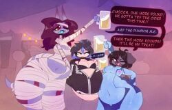 samus_aran_(cosplay), viola_(mysterydad), yip_(mysterydad), halloween, mysterydad