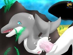 surfing_charizard, anal, blue_eyes, bodily_fluids, cetacean
