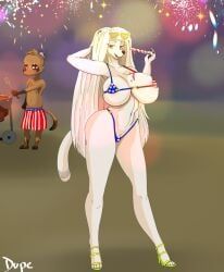 4th_of_july, holidays, duplicatename, american_flag_bikini, anthro