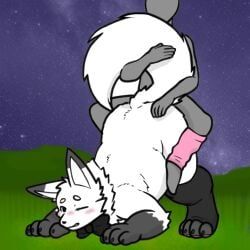 robloxian, pikazeen, all_fours, anal, anthro