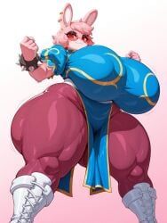 angel_the_bunny, chun-li_(cosplay), capcom, street_fighter, tenshi1499
