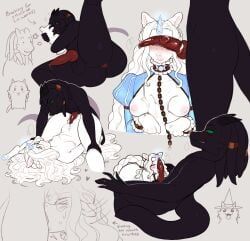 mythology, birthnight, anthro, big_butt, black_body