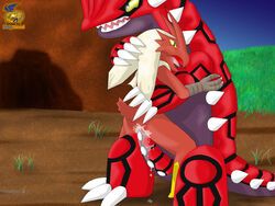 blaziken, groudon, legendary_pokemon, male_groudon, pokemon_(species)