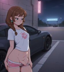 boobly, 1futa, alley, blue_eyes, braided_hair