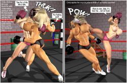 basement_wrestling_league, entropy, entropy_(artist), big_breasts, boxing_ring