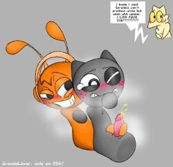 gray_(sprunki), oren_(sprunki), sprunki, cant_hold_it, dominant_male