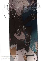 runami_yachiyo, sakayori_iroha, cho_kaguya-hime!, 2girls, black_collar