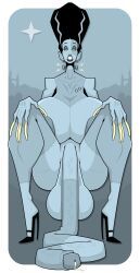 bride_of_frankenstein, frankenstein_(species), frankenstein, debella, absurdly_long_penis