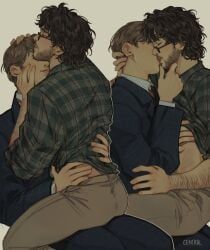 hannibal_lecter, will_graham, hannibal, clothed, fully_clothed