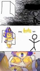 ankha, ankha_(animal_crossing), animal_crossing, nintendo, justgya