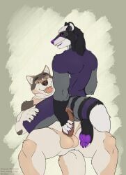 alfonso_(raccsdatfapps), noel_(raccsdatfapps), 5_fingers, andromorph_(lore), anthro