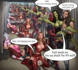 blake_lively, deadpool, gwenpool, harley_quinn, harley_quinn_(margot_robbie)