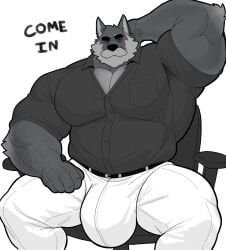 milkblend, anthro, arm_hair, arm_tuft, aroused