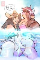 namelessenemy, anthro, arm_around_neck, ball_fondling, balls