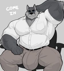 milkblend, anthro, arm_hair, arm_tuft, aroused