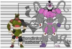 burntrap, funtime_freddy_(fnafsl), springtrap_(fnaf), the_blob_(fnaf), five_nights_at_freddy's
