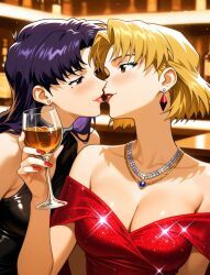 akagi_ritsuko, katsuragi_misato, misato_katsuragi, ritsuko_akagi, neon_genesis_evangelion