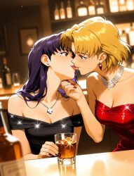 akagi_ritsuko, katsuragi_misato, misato_katsuragi, ritsuko_akagi, neon_genesis_evangelion