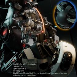 blade_wolf, glados, konami, metal_gear, metal_gear_rising