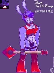 bonfie_(cryptiacurves), bonnie_(fnaf), fan_character, five_nights_at_freddy's, fredina's_nightclub