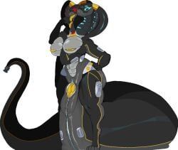 dorans_flea, android, anthro, breasts, bulge